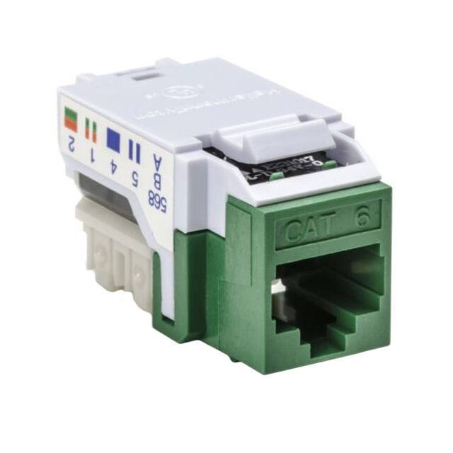 RJ45FC6-GRN HellermannTyton  Inserciones Keystone